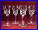 Baccarat Burgos 4 Wine Glasses Weingläser Verres A Vin Cristal Taille Art Deco B