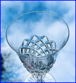 Baccarat Burgos 4 Wine Glasses Weingläser Verres A Vin Cristal Taille Art Deco B