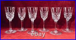 Baccarat Burgos 6 Water Wine Glasses 6 Verres A Eau Vin Cristal Taille Art Deco
