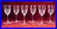 Baccarat Burgos 6 Wine Glasses Weingläser Verres A Vin Cristal Taille Art Deco B
