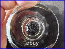 Baccarat Carafe et 8 Verres Service à liqueur en Cristal Modèle Charmes Art Déco