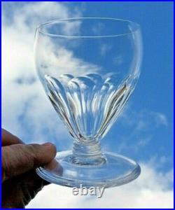 Baccarat Champaubert 6 Wine Crystal Glasses Verres A Vin Cristal Taillé Art Deco