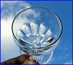 Baccarat Champaubert 6 Wine Crystal Glasses Verres A Vin Cristal Taillé Art Deco