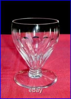 Baccarat Champaubert 6 Wine Crystal Glasses Verres A Vin Cristal Taillé Art Deco Baccarat Champaubert 6 Wine Crystal Glasses Verres A Vin Cristal Taillé Art Deco