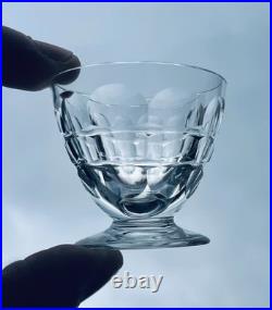 Baccarat Charmes 6 Shot Cordial Glasses Verres A Liqueur Cristal Taillé Art Deco