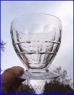 Baccarat Charmes 6 Wine Crystal Glasses 6 Verres A Vin Cristal Taillé Art Deco A