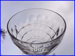 Baccarat Charmes 6 Wine Crystal Glasses 6 Verres A Vin Cristal Taillé Art Deco A