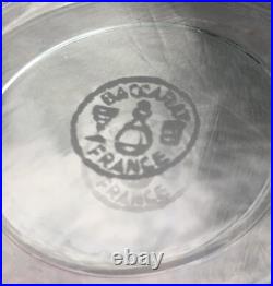 Baccarat Charmes 6 Wine Crystal Glasses 6 Verres A Vin Cristal Taillé Art Deco A