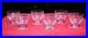 Baccarat Charmes 6 Wine Crystal Glasses 6 Verres A Vin Cristal Taillé Art Deco B