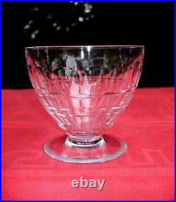 Baccarat Charmes 6 Wine Crystal Glasses 6 Verres A Vin Cristal Taillé Art Deco B