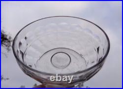 Baccarat Charmes Tall Coupes A Champagne Sherbet Glasses Cristal Taillé Art Deco