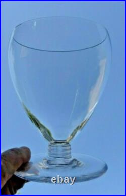 Baccarat Cheverny 6 Wine Crystal Glasses 6 Verres A Vin Cristal Uni Art Deco B