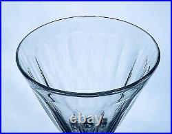 Baccarat Chicago Wine Glass Verre A Vin Cristal Taille Cotes Plates Art Deco Bu