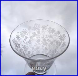 Baccarat Elisabeth 6 Wine Crystal Glasses Verres A Vin Cristal Gravé Art Deco A