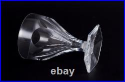 Baccarat, France. Lot de cinq verres Art Déco en cristal transparent