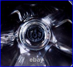 Baccarat, France. Lot de quatre verres Art Déco en cristal à facettes
