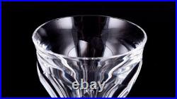 Baccarat, France. Un ensemble de six verres Art Déco en cristal à facettes