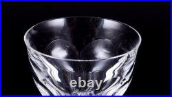 Baccarat, France. Un ensemble de six verres Art Déco en cristal à facettes