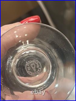 Baccarat Modele Quiberon / Superbe Serie De 11 Verres Aperitif 7 CM Art Deco