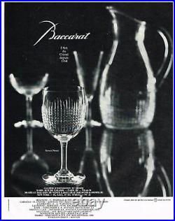 Baccarat Nancy 12 Flat Tumbler Crystal Glasses Gobelet Cristal Taillé Art Deco