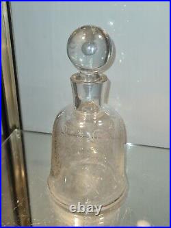 Baccarat RARE carafe Art Déco Verre soufflé 1920