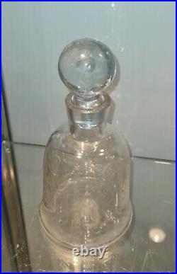 Baccarat RARE carafe Art Déco Verre soufflé 1920