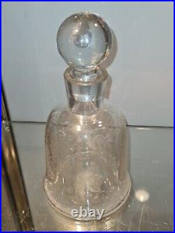 Baccarat RARE carafe Art Déco Verre soufflé 1920