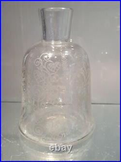 Baccarat RARE carafe Art Déco Verre soufflé 1920