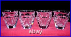 Baccarat Talleyrand 4 Shot Verre Gobelet A Cafe Espresso Cristal Taille Art Deco