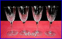 Baccarat Turenne 4 Wine Glasses Verre A Vin Cristal Taillé Austerlitz Art Deco A