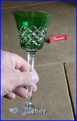 Baccarat Verre Roemer Burgos Taillé Art Deco 19,5 Cm