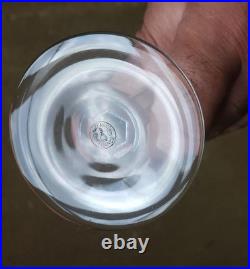 Baccarat Verre Roemer Cassino Taillé Art Deco 19 Cm Taillé Estampillé
