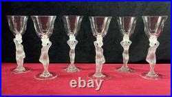 Bayel 6 Wine Glasses Verre A Vin Cristal Antiquites Grec Grecques Grece Art Deco