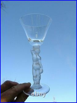 Bayel 6 Wine Glasses Verre A Vin Cristal Antiquites Grec Grecques Grece Art Deco