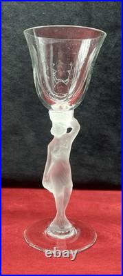 Bayel 6 Wine Glasses Verre A Vin Cristal Antiquites Grec Grecques Grece Art Deco