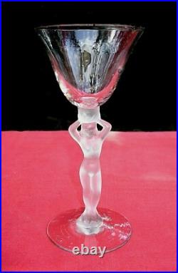 Bayel 6 Wine Glasses Verre A Vin Cristal Antiquites Grec Grecques Grece Art Deco