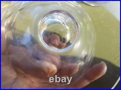 Belle Serie De 5 Verres A Vin En Cristal De Baccarat Art Deco