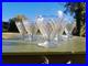 Belle Serie De 6 Verres A Vin En Cristal De Baccarat Modele Art Deco