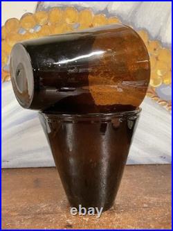 Biot Paire de Grand Vase Pot Verre Soufflé Bullé Décoration Art Déco Design