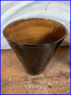 Biot Paire de Grand Vase Pot Verre Soufflé Bullé Décoration Art Déco Design