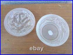 Boite ART DECO Heinrich Hoffmann en Verre Moulé pressé Les Naiades Bohémia glass