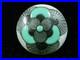 Boite Bonbonniere Verre Depoli Polychrome Fleurs Emaille Art Deco