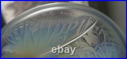 Boite ronde verre OPALESCENT VERLYS ART DECO PAPILLON DE NUIT Era Sabino Lalique