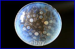 Bol En Verre Opalescent Art Deco Hunebelle Circa 1930