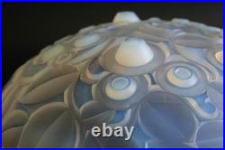 Bol En Verre Opalescent Art Deco Hunebelle Circa 1930