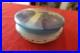 Bonbonnière verre ancienne verre opalescent peint art deco art nouveau