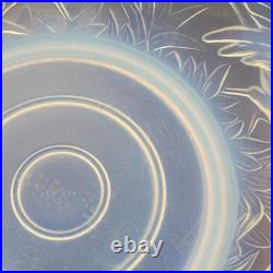 COUPE VERRE MOULE OPALESCENT ART DÉCO FAISANS Verlux France Dlg Sabino Etling