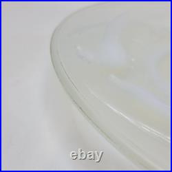 COUPE VERRE MOULE OPALESCENT ART DÉCO FAISANS Verlux France Dlg Sabino Etling
