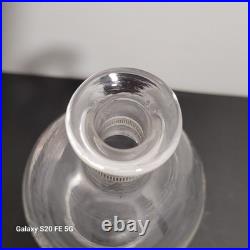 Carafe et 6 Verres St Louis Modèle Ligier Art Deco Ancien Service A Liqueur