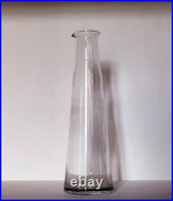Carafe / verseuse verre soufflée, 32,5 cm haut, le tampon du Musée des Arts Déco